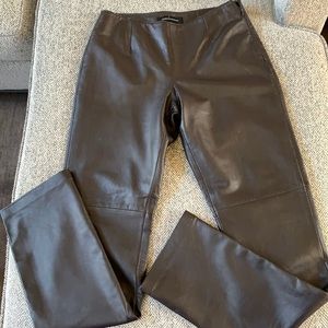 Brown Leather Moda International pants